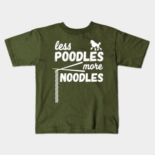 Funny Noodles Food Pun Kids T-Shirt